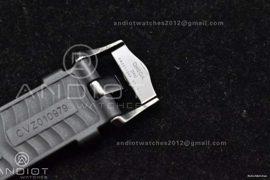 Black A Strap RG 300m Neat 1:1 Dial Seamaster Black VSF 1070 Ceramic Best on Bezel Black Edition 43.5mm Rubber 1112